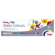 Estojo Tinta Aquarela Wfrs Pentel 5ml com 18 Cores