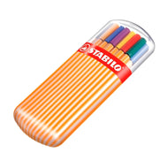 Estojo de Caneta Multiuso Point 88 Extrafina Stabilo 0.4Mm com 20 Cores - Zebrui