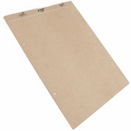 Prancheta Portátil A4 Trident com Prendedor Acrílico Reversível Mdf Natural 34x26 Cm - Modelo 48-a4ma