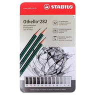Estojo de Lápis Grafite Stabilo Othello 282 Graduado com 12 Unidades