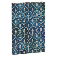 Caderno Paperblanks Blue Velvet Capa Dura Mini 120g/m² 9,5x14cm 176 Páginas com Pauta - Pb6386-5