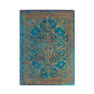 Caderno Paperblanks Azul Capa Flexível Mini 80g/m² 9,5x14cm 208 Páginas com Pauta - Fb6480-0