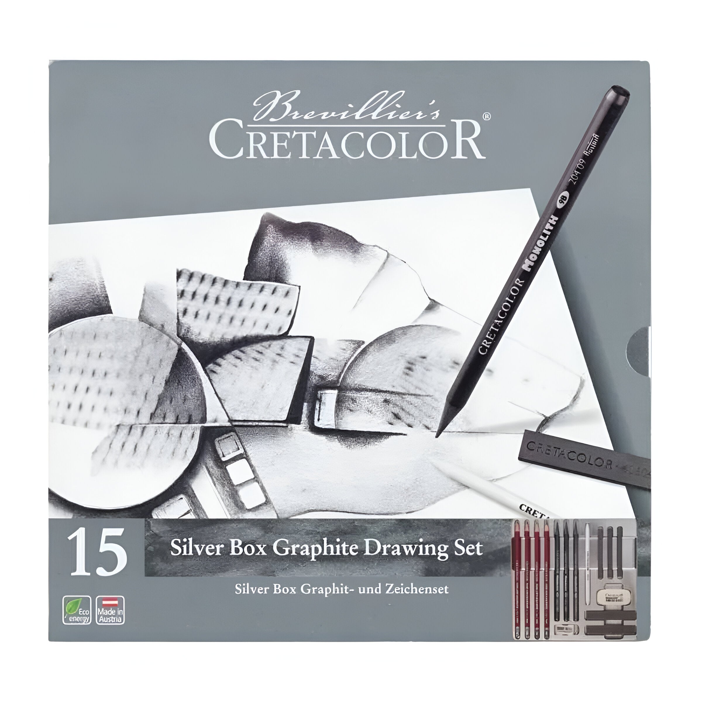 Cretacolor Black & White set 25, scatola in legno | Artpoint Cretacolor Black & White set 25, scatola in legno | Artpoint