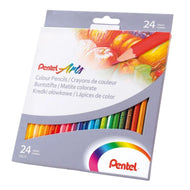 Estojo Lápis de Cor Arts Pentel com 24 Cores Tradicionais