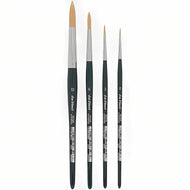 Kit Pincel da Vinci Nova Série 1570 com 4 Unidades - Tamanhos 0, 2, 6 e 12