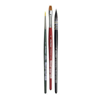 Kit Pincel da Vinci Polina Bright com 3 Unidades - Séries 498, 5570 e 5880