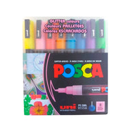 Caneta Posca Glitter Colours PC-3ML com 8 Unidades