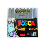 Caneta Posca Metallic Colours PC-5M com 8 Unidades