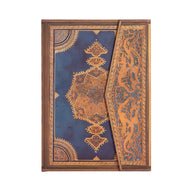 Caderno Paperblanks Safavid Indigo Capa Dura Midi 120g/m² 13x18cm 144 Páginas com Pauta - Pb8199-9