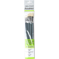 Pincel Óleo Foundation Winsor & Newton 6 Unidades - 5295026