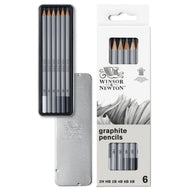 Estojo Lápis Grafite Graduado Studio Collection Winsor & Newton com 6 Graduacoes