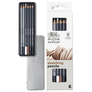 Estojo Lápis para Desenho e Esboço Studio Collection Winsor & Newton com 6 Unidades