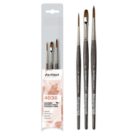 Kit Pincel da Vinci Colineo Aquarela 4036 - Série 1222-04 / 5522-06 / 5822-08