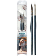 Kit Pincel da Vinci Rabi Alieva com 2 Unidades - Amarradinho Mix-b Nº 2 e Liner Nº 6