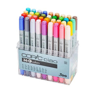 Estojo Marcador Copic Ciao Ponta Dupla Mod.C com 36 Cores