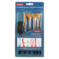 Estojo Pincéis Técnicos para Pintura com 6 Unidades - Derwent
