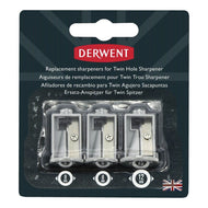 Refil de Lâminas para Apontador Elétrico a Pilha 2 Furos - Derwent