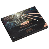 Estojo Lápis de Cor Metallic com 20 Cores - Derwent