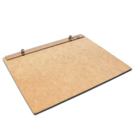 Prancheta Portátil Trident em Mdf Natural 4 Mm com Prendedor de Acrílico A3 45x34 Cm - Modelo 48-a3m