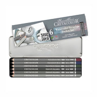 Estojo Lápis de Cor Aquagraph Colors Pocket Cretacolor com 6 Peças - 18399