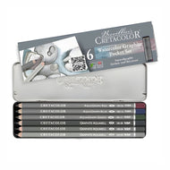 Estojo Lápis Cretacolor Watercolor Graphite Pocket Set 6 Peças - 18099