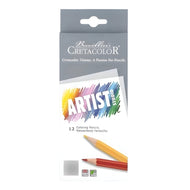 Estojo Lápis de Cor Permanente Artist Studio Cretacolor com 12 Cores - 28212