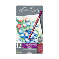 Estojo Lápis de Cor Classic Karmina Cretacolor com 12 Cores - 27012