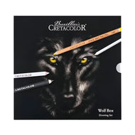 Kit para Desenho Wolf Box Cretacolor com 25 Peças - 91400-2602