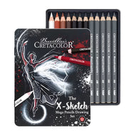 Kit para Desenho Mega The X-sketch Cretacolor com 12 Peças - 400 84