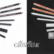 Conjunto de Desenho Cretacolor Black & White com 25 Peças em Estojo de Madeira 400 62