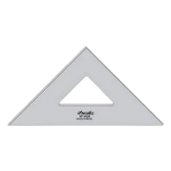 Esquadro Acrílico Trident 28cm sem Escalas - Ângulos 45° 45° 90° - Usinagem de Alta Precisão - Modelo 4528