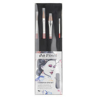 Kit Pincelda Vinci Cosmotop-spin 4 Unidades com Estojo de Tecido