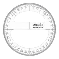 Transferidor Acrílico Desetec Trident 360º 20cm 8320