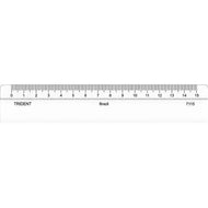 Régua Acrílica Desetec Trident 15cm - Modelo 7115