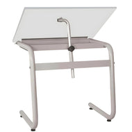 Cavalete Tubular Trident com Tampo em Bp Branco Modelo Tub-10/gbp