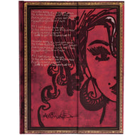 Caderno Paperblanks Amy Winehouse Capa Dura Ultra 120g/m² 18x23cm 144 Páginas com Pauta - Pb2526-9