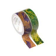Fita Adesiva Washi Tape Paperblanks com 2 Rolos de 10m - Olive Fairy / Violet Fairy Pa9660-3
