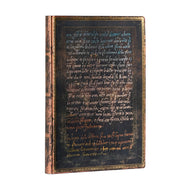 Caderno Paperblanks Michelangelo Handwriting Capa Flexível Midi 120g/m² 13x18cm 176 Páginas com Pauta - Fb9636-8