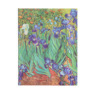 Caderno Paperblanks Van Gogh?s Irises Capa Dura Midi 120g/m² 13x18cm 144 Páginas com Pauta - Pb8204-0