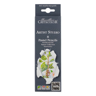 Estojo de Lápis Pastel Seco Cretacolor Artist Studio Nature com 8 Cores 473 08
