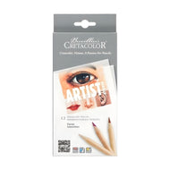 Estojo Lápis de Cor Aquarelável Artist Studio Faces Cretacolor com 12 Cores - 28310