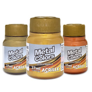 Tinta Acrilica Acrilex Metal Colors 37ml