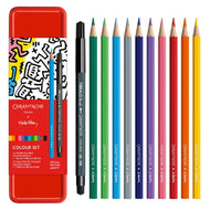 Kit Lata Desenho Keith Haring Caran D'ache com 11 Peças