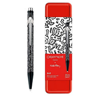 Caneta Esferográfica 849 Caran D'ache Keith Haring Preto com Estojo de Lata