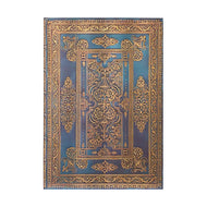 Caderno Paperblanks Blue Luxe Capa Dura Grande 120g/m² 20,5x30cm 128 Páginas sem Pauta - Pb9589-7