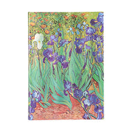 Caderno Paperblanks Van Gogh?s Irises Capa Dura Grande 200g/m² 20,5x30cm 112 Páginas sem Pauta - Pb9617-7