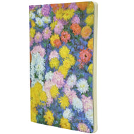 Caderno Paperblanks Monet?s Chrysanthemums Capa Mole A6 100g/m² 10,5x14,8cm 80 Páginas com Pauta - Cbd6274
