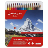 Lápis de Cor Aquarelável Caran D'ache Swisscolor com 18/ Cores Edição Limitada