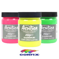 Tinta Acrílica Corfix 250ml Fluorescente - 84250