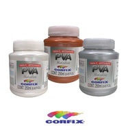 Tinta PVA para Artesanato Corfix Metálica 250ml - 16211